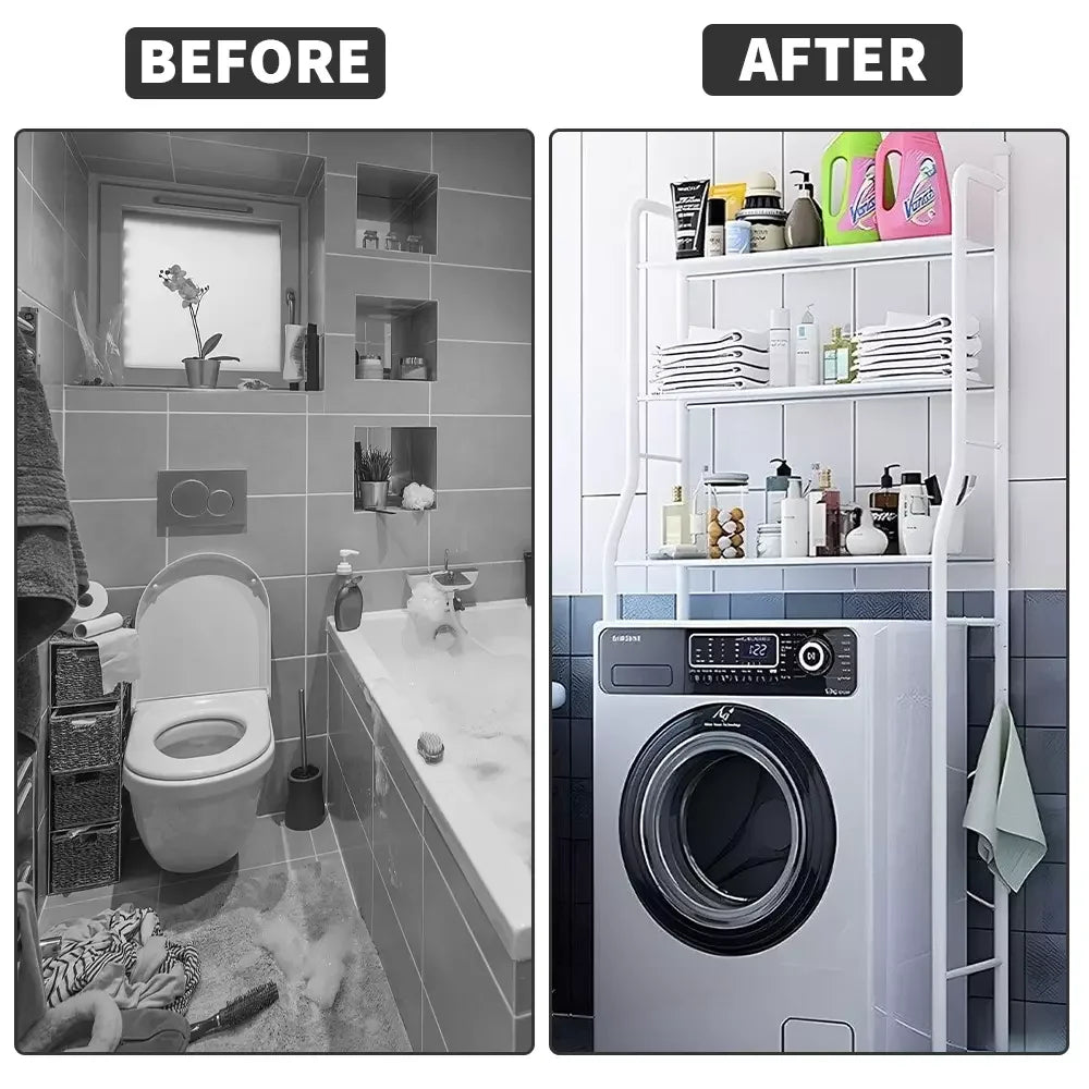 Washing Machine Shelves Multi-Layer Floor Standing Bathroom