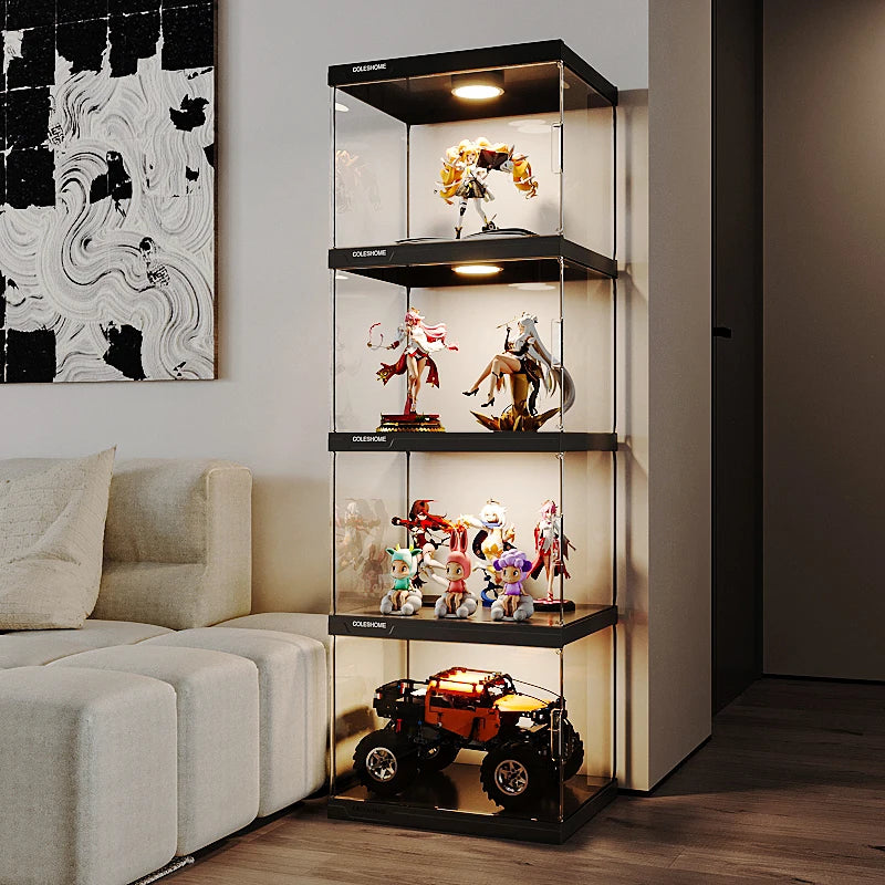 Vanity Luxury Living Room Cabinets Corner Display Storage