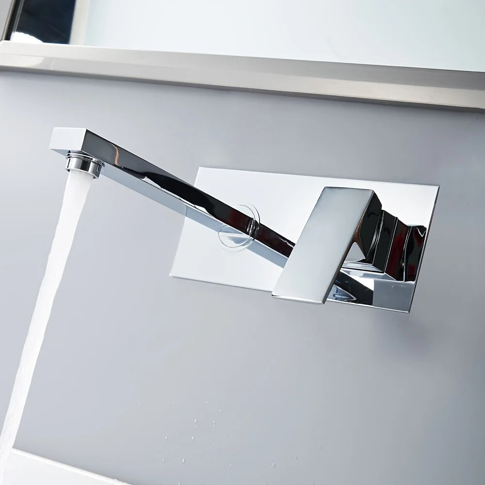 Tolm All Copper Bathtub Faucet Cold Waterfall Wall