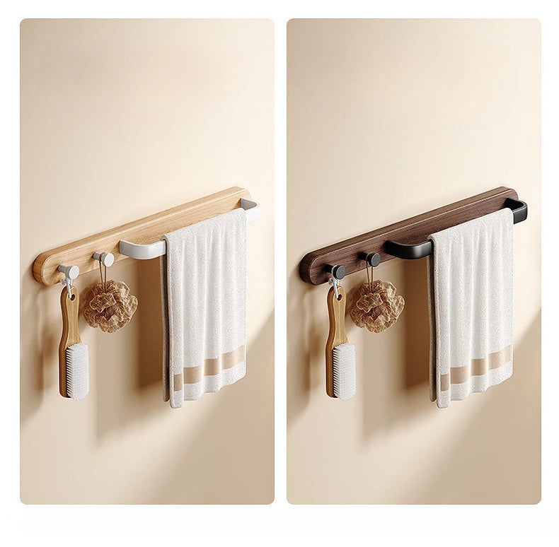 Bathroom Towel Holder Wall Mounted Towel Rack Shower