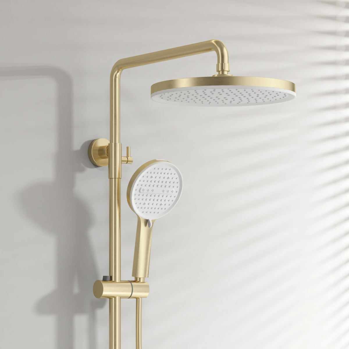 Cold Bathroom Shower System Faucets 12 Inch Round
