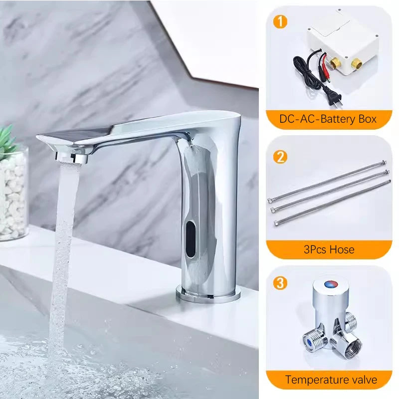 Oxg Automatic Sensor Touchless Bathroom Faucet Modern Basin