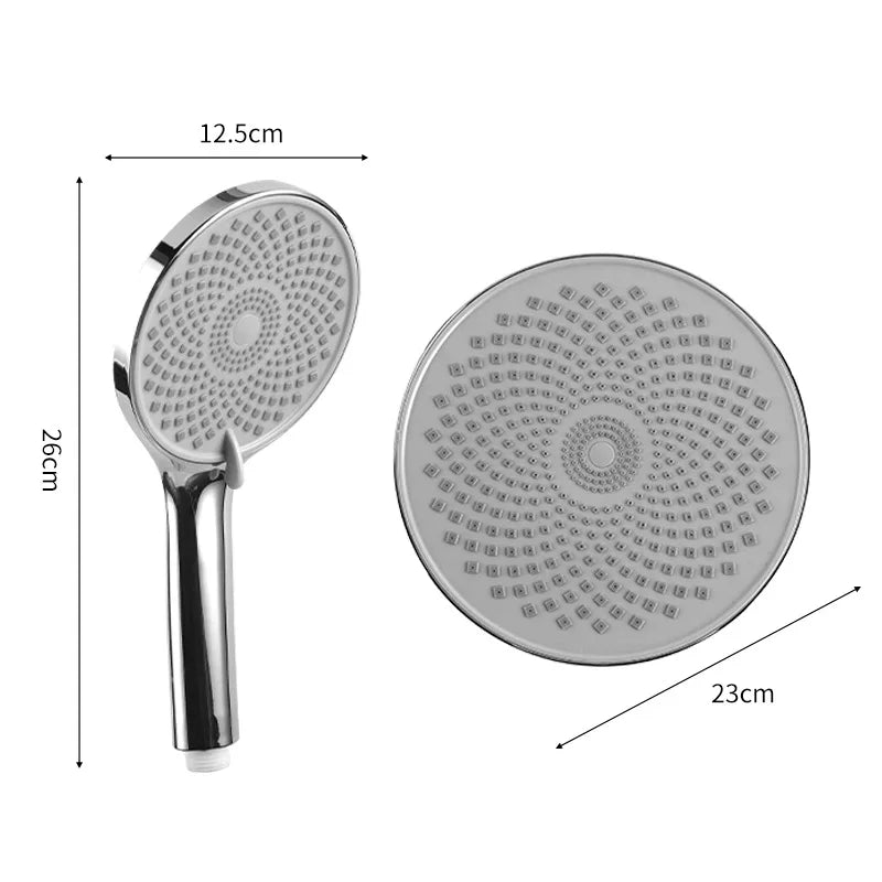Shower Head 3-Speed Boost Adjustment Handheld Shower Head