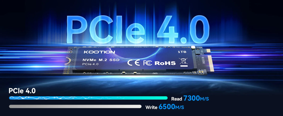 Kootion M2 Nvme Ssd 1tb Gen4 7200mb/S Pcie4