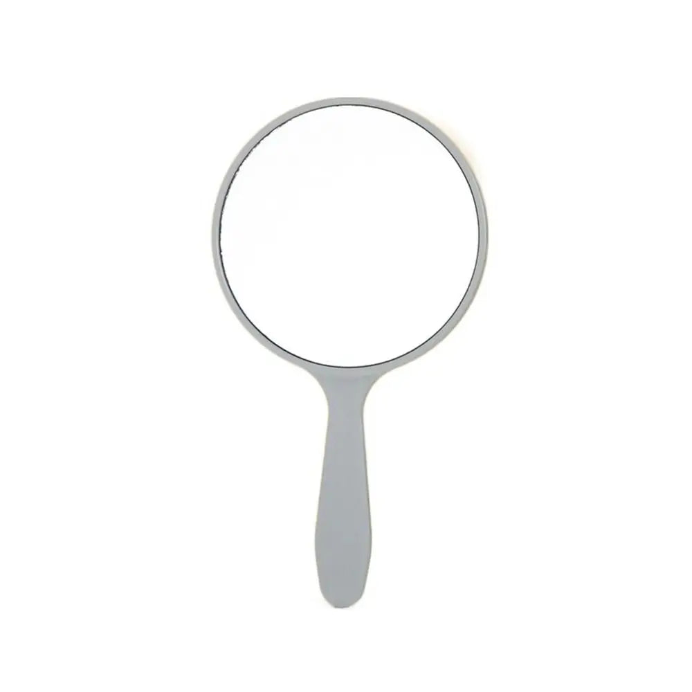 Diy Makeup Mirror Cute Handle Small Round Handheld