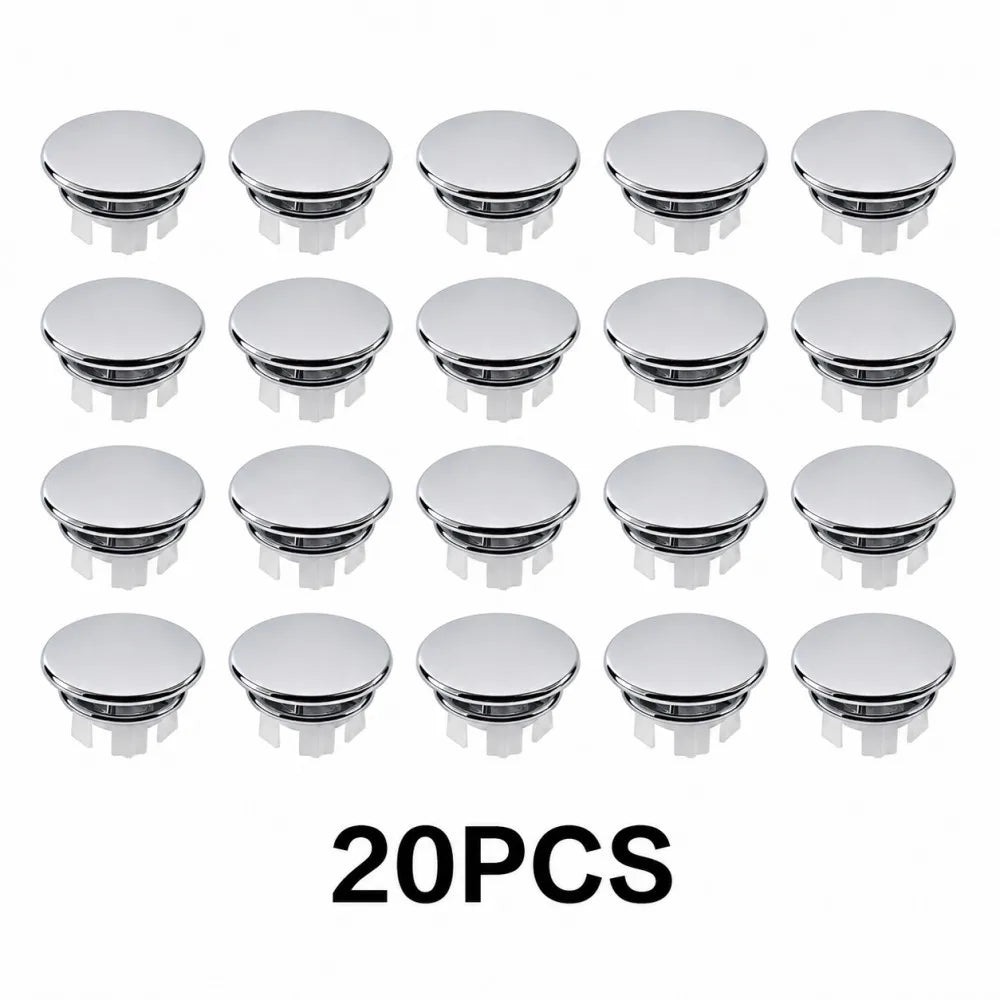 1-20pcs Round Basin Overflow Cap Sink Drain Cover