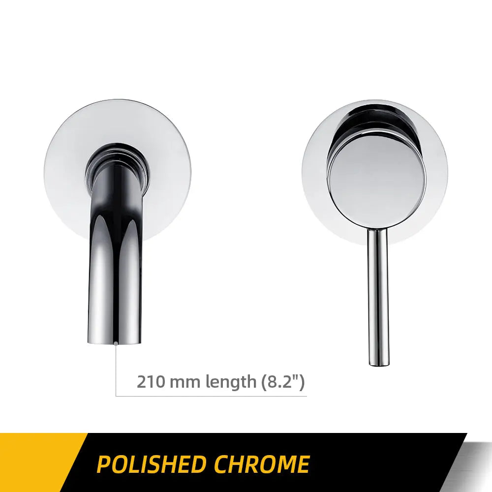 Bagnolux Ronda Stainless Steel Solid Brass Trim Taps