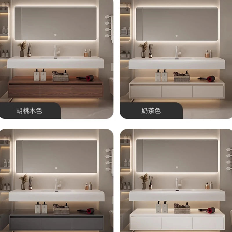 Bathroom Furniture Skin Sensor Bathroom Vanity Cabinet Sink