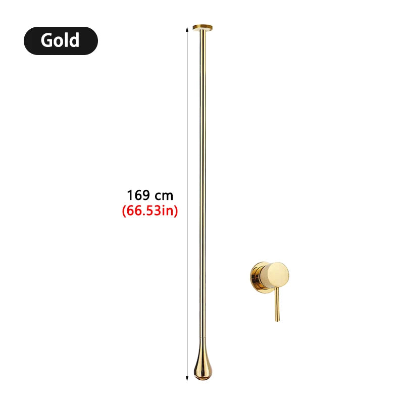 Luxury Hidden Bathroom Faucet Ceiling Design Cold Mixer