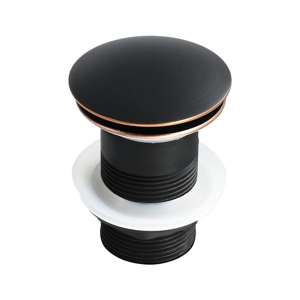 Drain Stoppe Gold Bathroom Basin Sink Pop-Up Drain