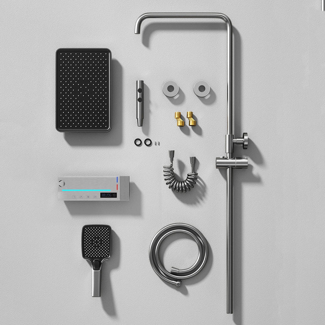 Kemaidi Brass Bathroom Faucet Ways Shower Faucet Digital