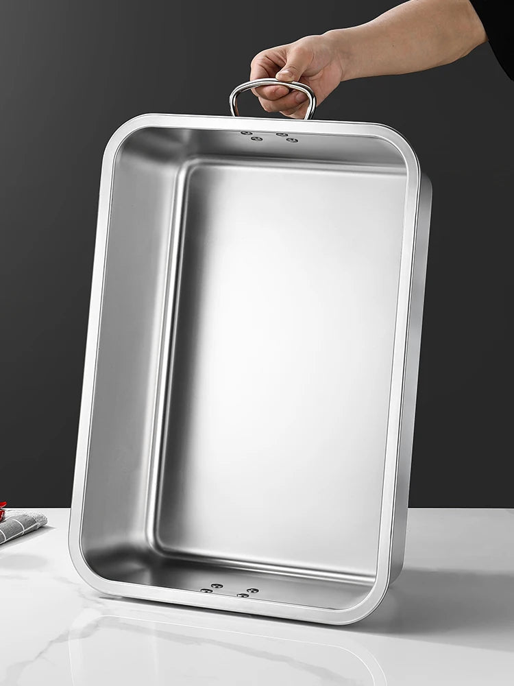Stainless Steel 304 Deepened Square Basin Rectangular Box