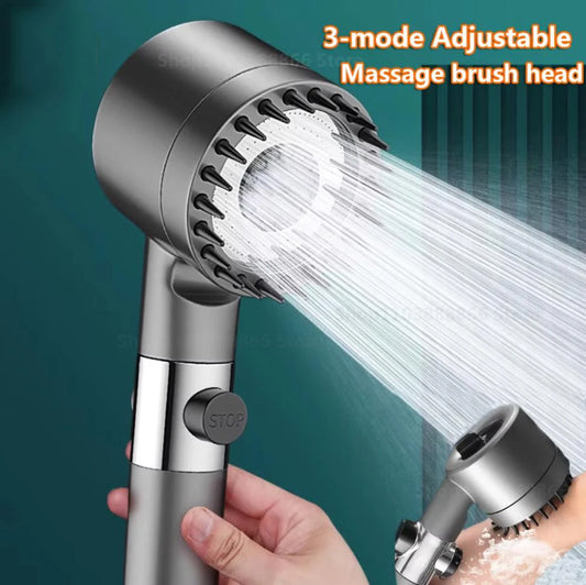 High Pressurized Filter Shower Head 3-Mode Adjustable Spray