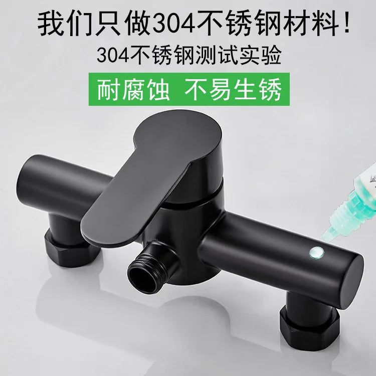 Shower System Faucet 304 Stainless Steel Wall Mount