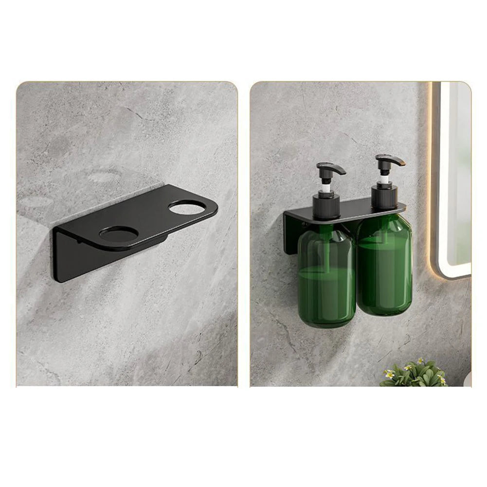 1pc Wall Mounted Stainless Steel Soap Dispenser Holder