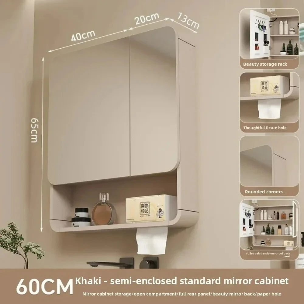 Led Bathroom Mirror Cabinet Anti Fog Wall Mounted