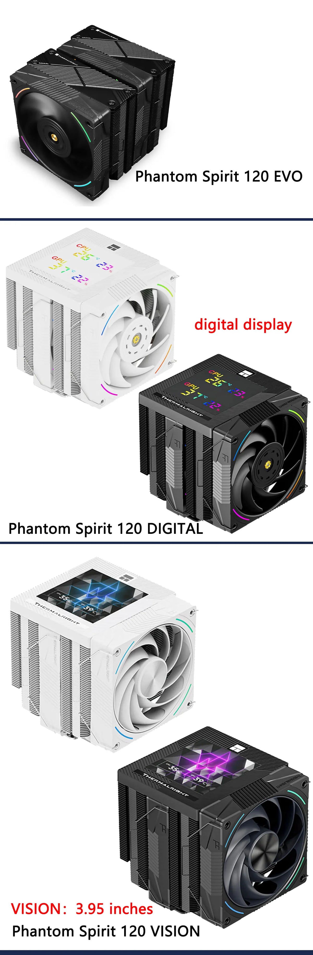 Thermalright Phantom Spirit 120 Evo Cpu Wind -Cooler
