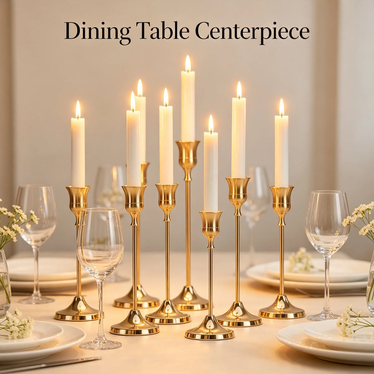 Wedding Decor Slim Stem Candle Holder Of Classic