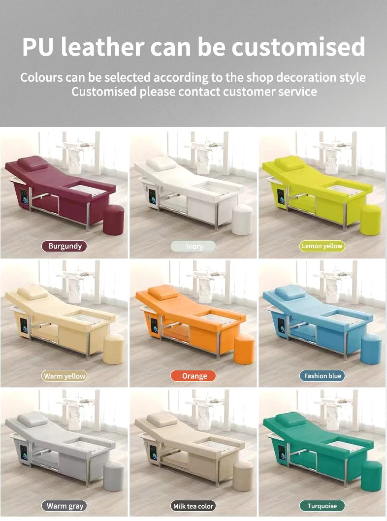 Modern Design Thai Massage Table Electric Shampoo Bed
