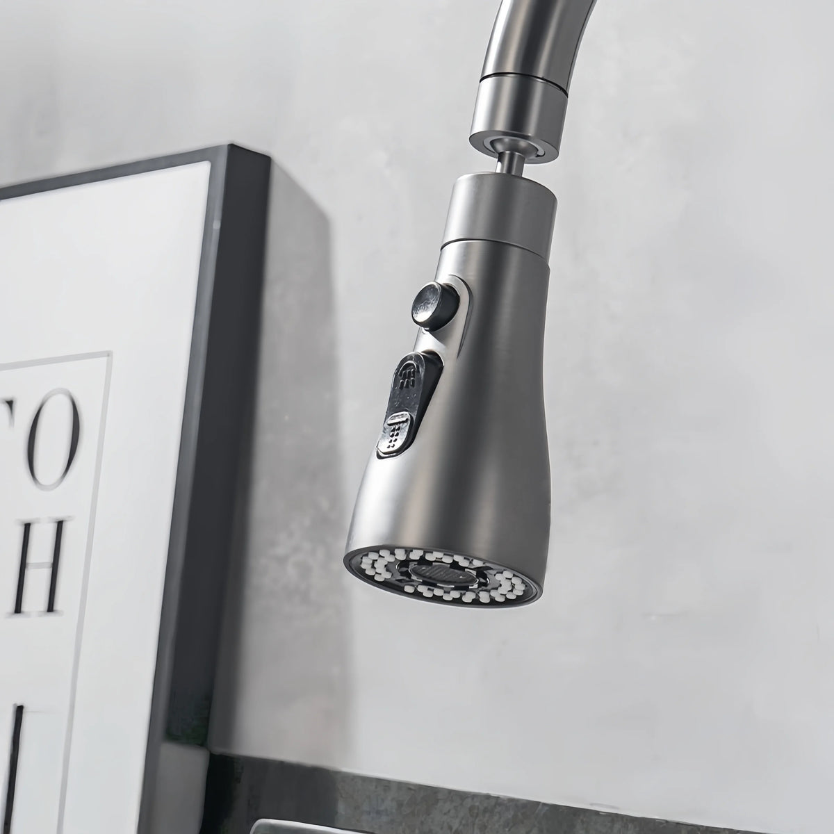 Pull-Out Three-Function Faucet Nozzle Abs Durable Water-Saving