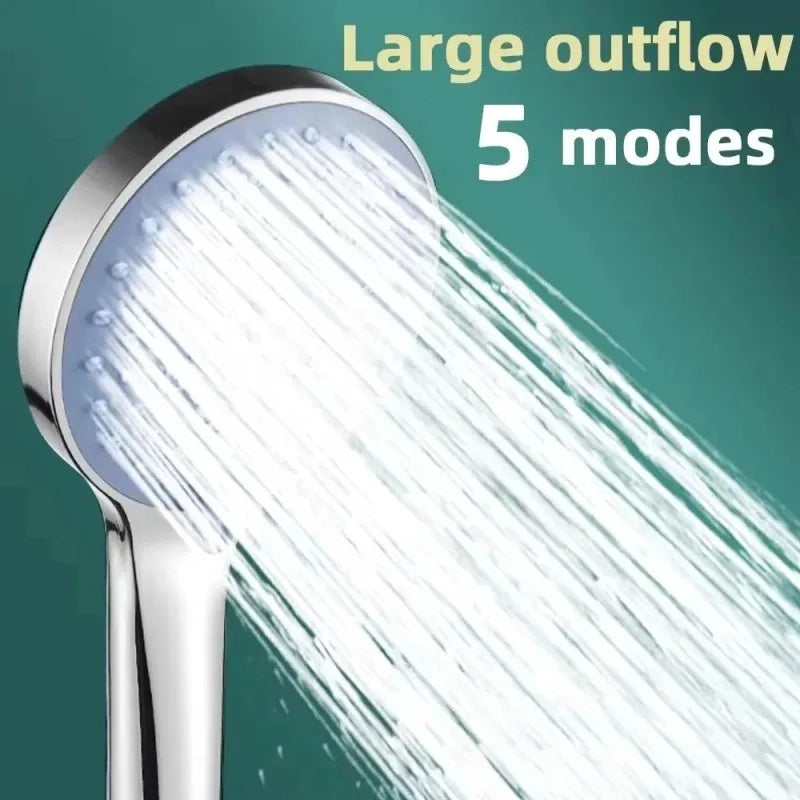 Shower Kit Boosted 5-Speed Large Water Outlet Shower