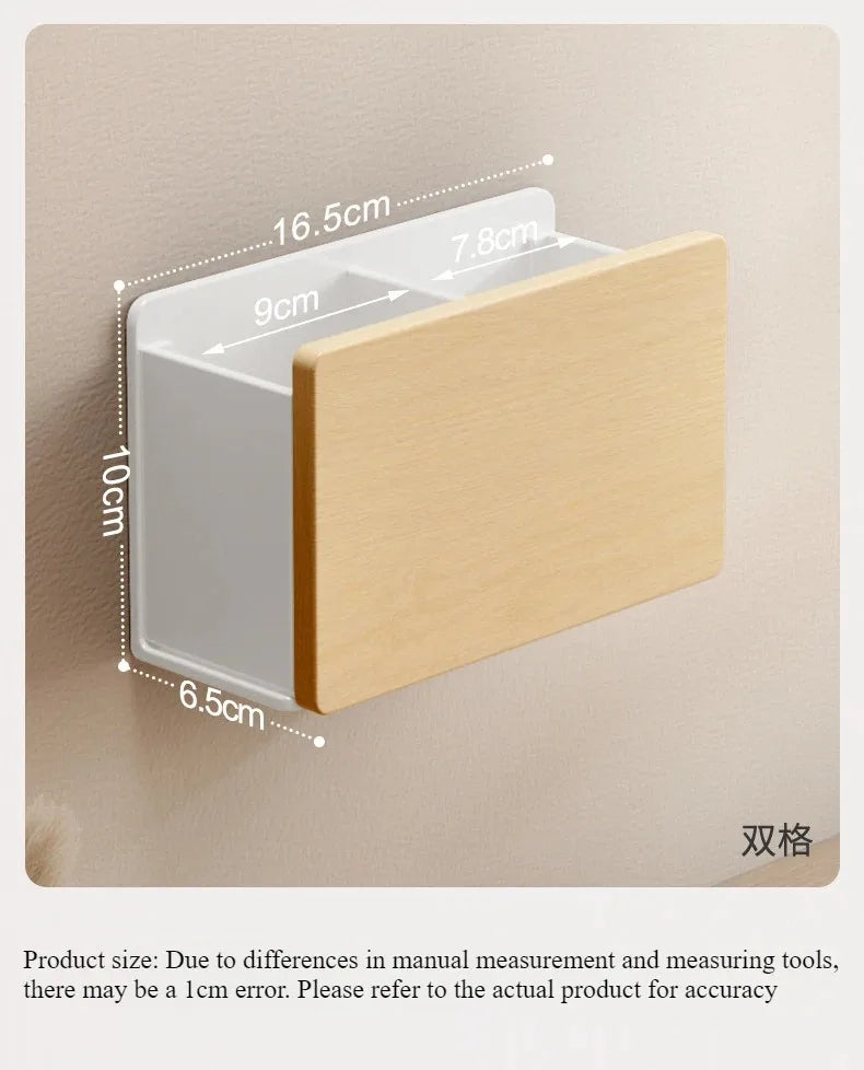 Luxury Walnut Wood Wall Mount Storage Box No