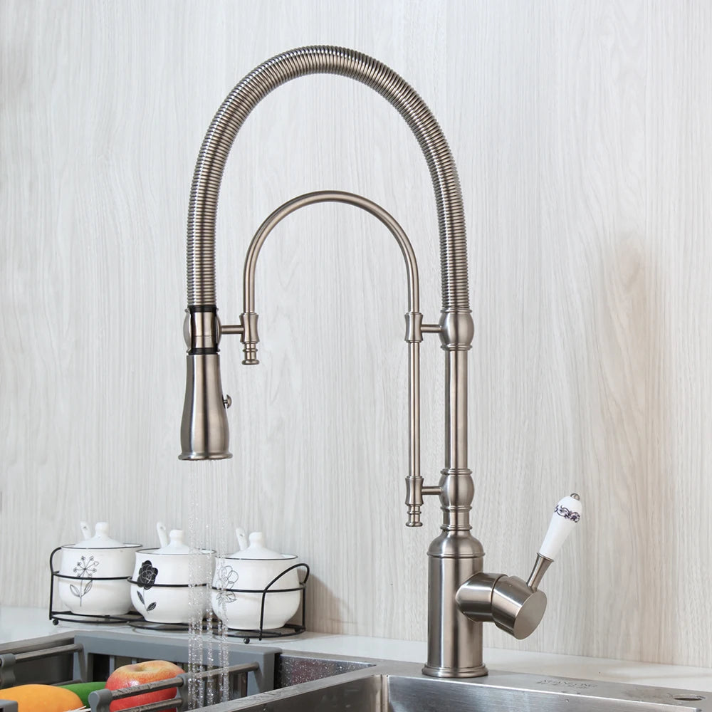 Zappo Gold Chrome Sink Faucet High Arc 360