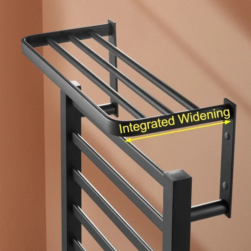 Metal Electric Heated Towel Rail Smart Disinfection Thermostat