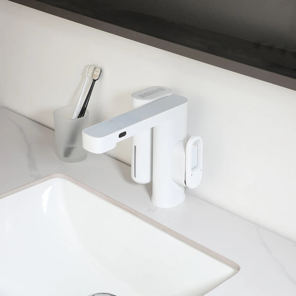 Zappo Sensor Bathroom Faucet Automatic Sensor Smart Soap