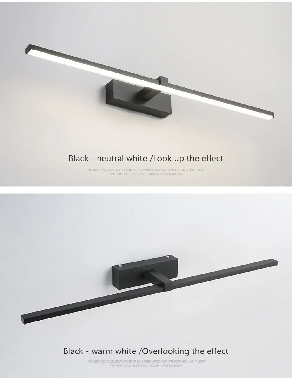 Modern Led Wall Lamp Bathroom Hardwares Sconce Three