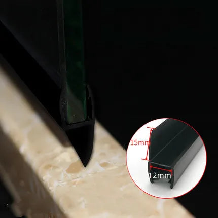 6/8/10/12mm Shower Screen Seal Strip Pvc Frameless Glass