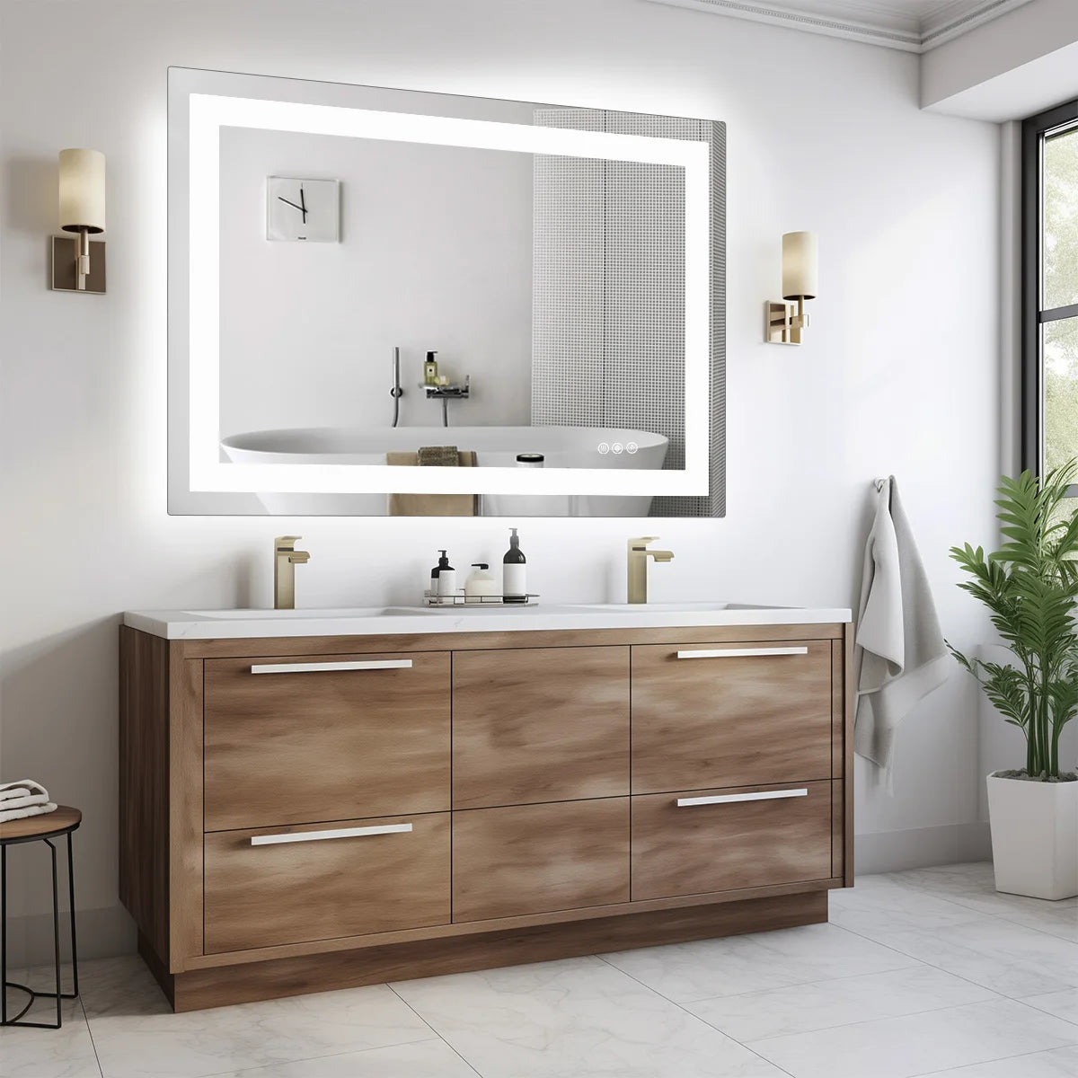 Jhk 36 24 Led Bathroom Vanity Mirror Wall