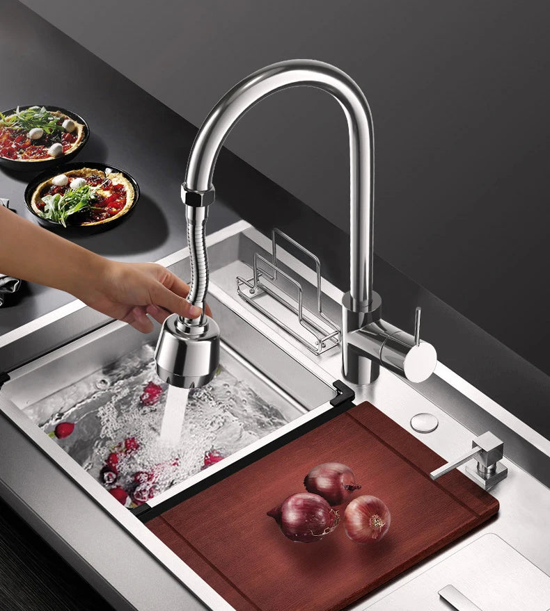 Faucet Extender 360 Degree Rotary Sink Faucet Bubbler