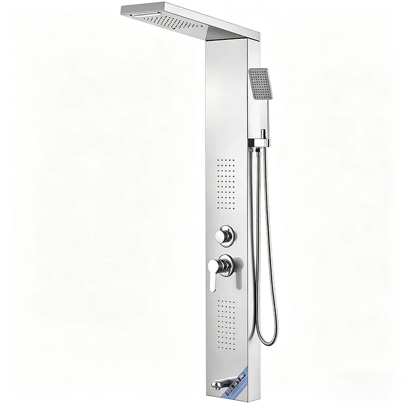 Rain Waterfall Shower Panel Faucet Body Massage Jets
