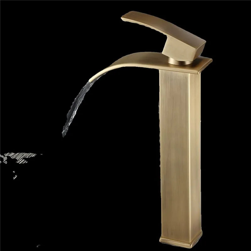 Bathroom Faucet Brass Antique Bronze Basin Faucets &