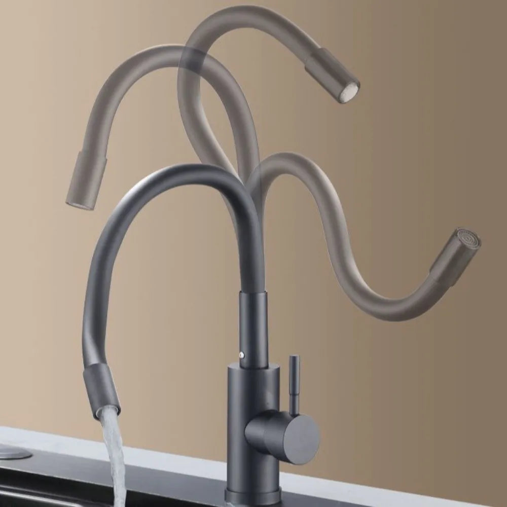 Stainless Steel Faucet Flexible Hose 360 Degree Rotating