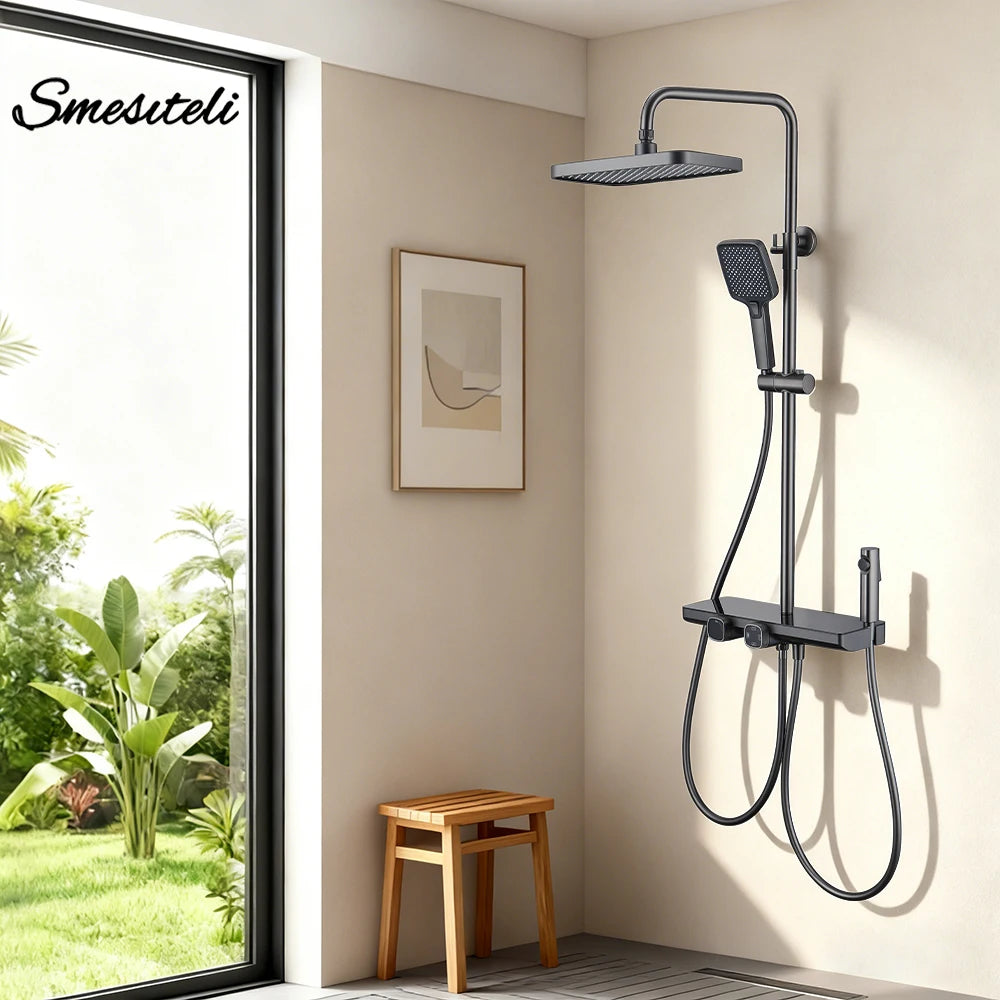 10 Inch Shower Head Handle Square Shower Faucet
