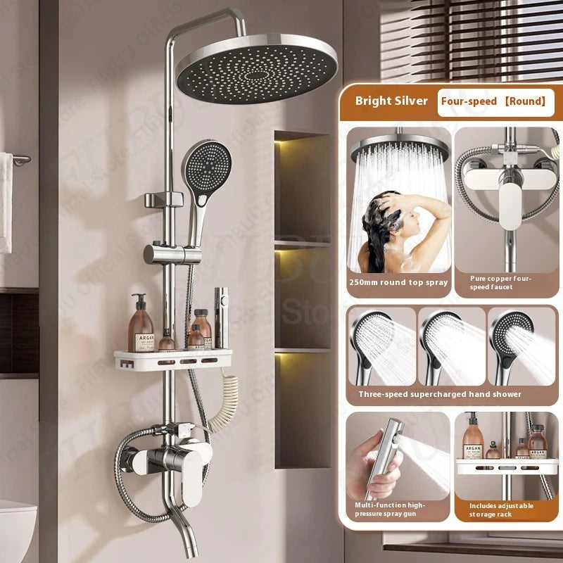 Pressure Water Massage Shower Water Saving Shower System