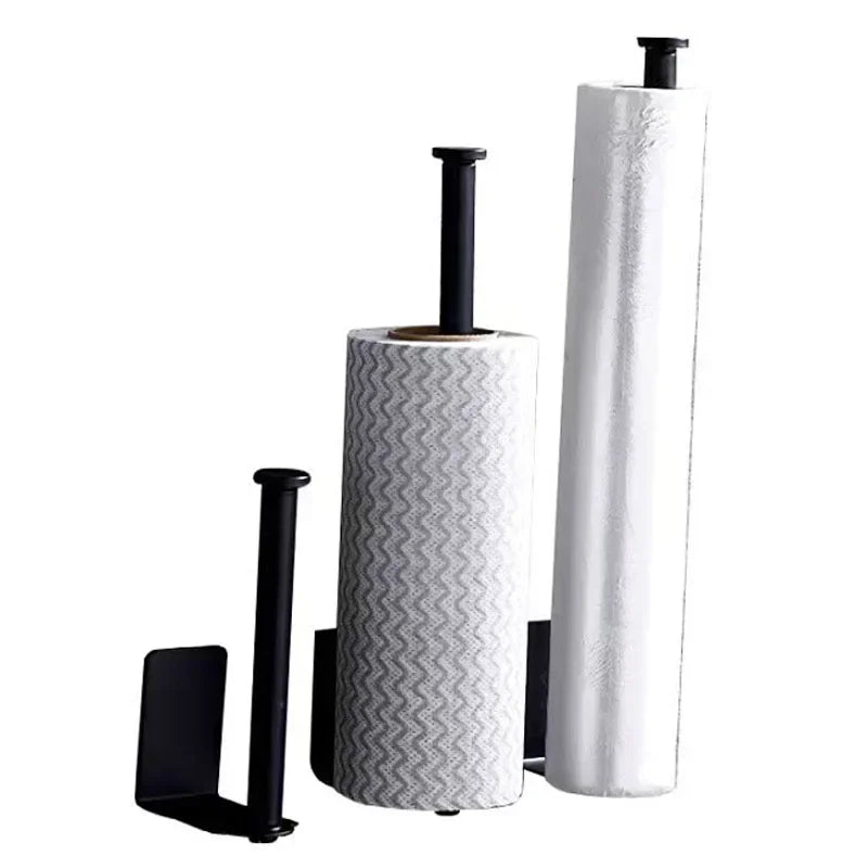 Adhesive Toilet Paper Holder Wall Mount Bathroom Silver