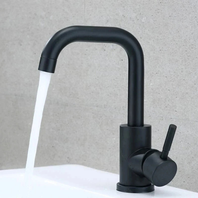 304 Stainless Steel Bathroom Basin Faucet Cold Wash