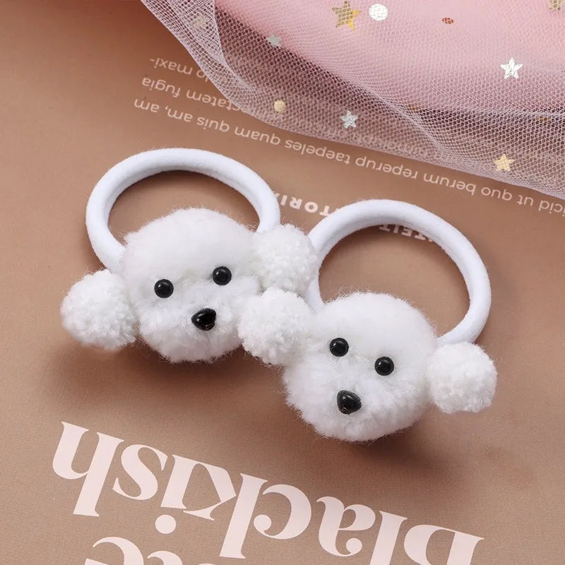 2-Pack Cute Hairball Rabbit Towel Ring Rabbit Hair