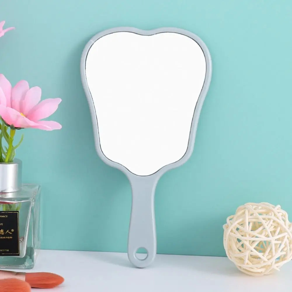 Plastic Tooth-Shaped Mirror Durable Lightweight High-Definition
