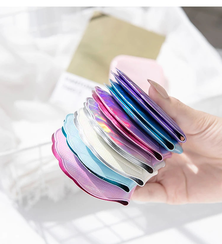 Dream Laser Color Shell Shape Makeup Mirror 2x