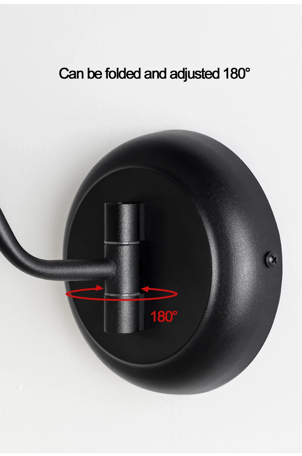 Ebuybest Led Wall Lamp Modern Black Bathroom Mirror