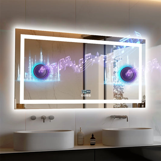Xxl Bathroom Mirror Smart Led Vanity Mirror Wall