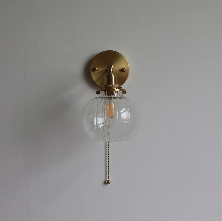 Iwhd Pull Chain Nordic Modern Wall Lamp Sconce