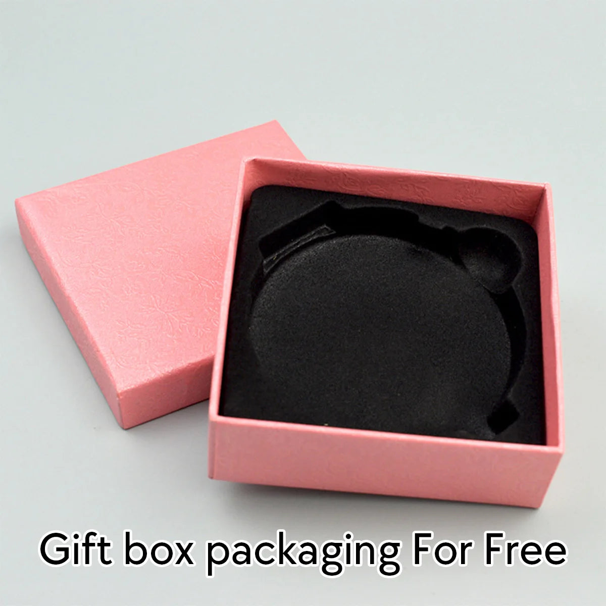 Golden Border Double-Sided Pocket Makeup Mirror Suitable Women