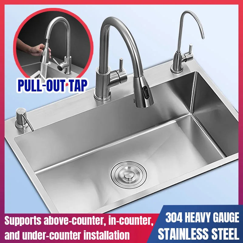 Multi-Functional Large-Capacity 304 Stainless Steel Rectangular