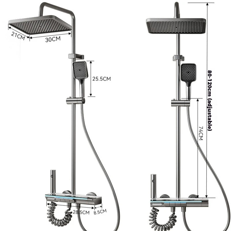 Local Stock Cold Mixer Shower Faucet Temperature Digital