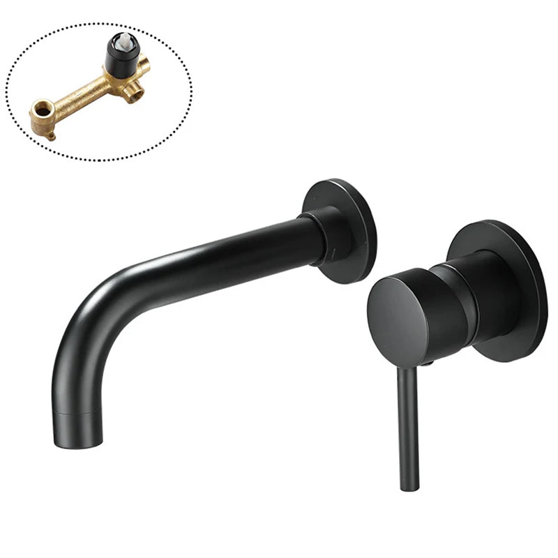 Basin Sink Faucet Bathroom Mixer Tap Wall Faucet